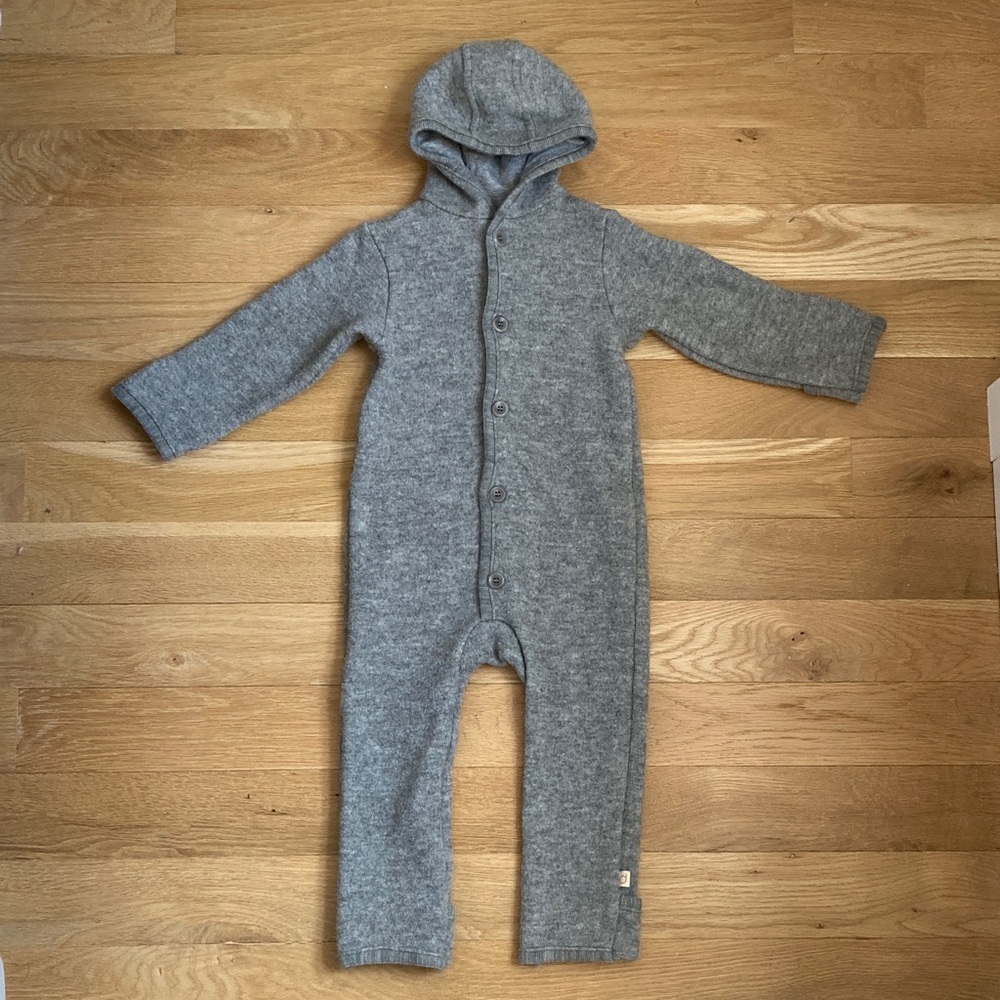 NWOT Disana Boiled Merino Wool Overall 1-2 years
